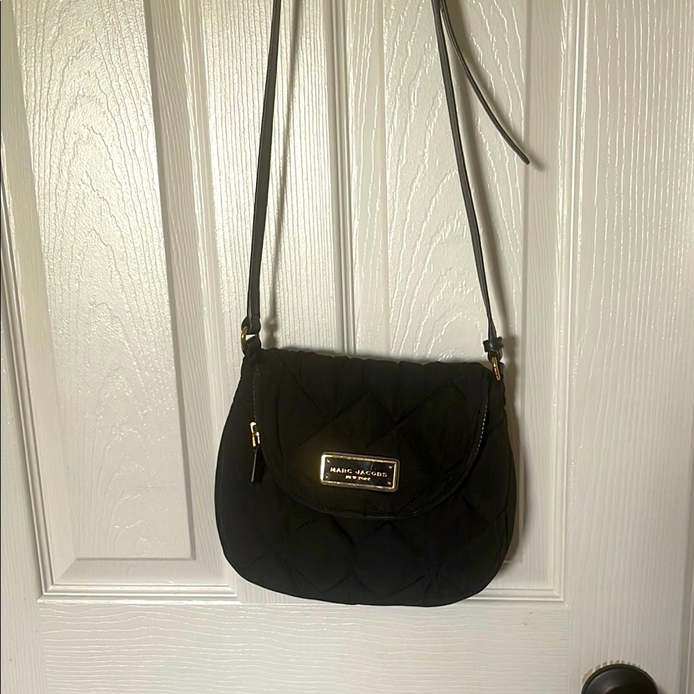 Marc Jacobs Black Quilted Crossbody Bag